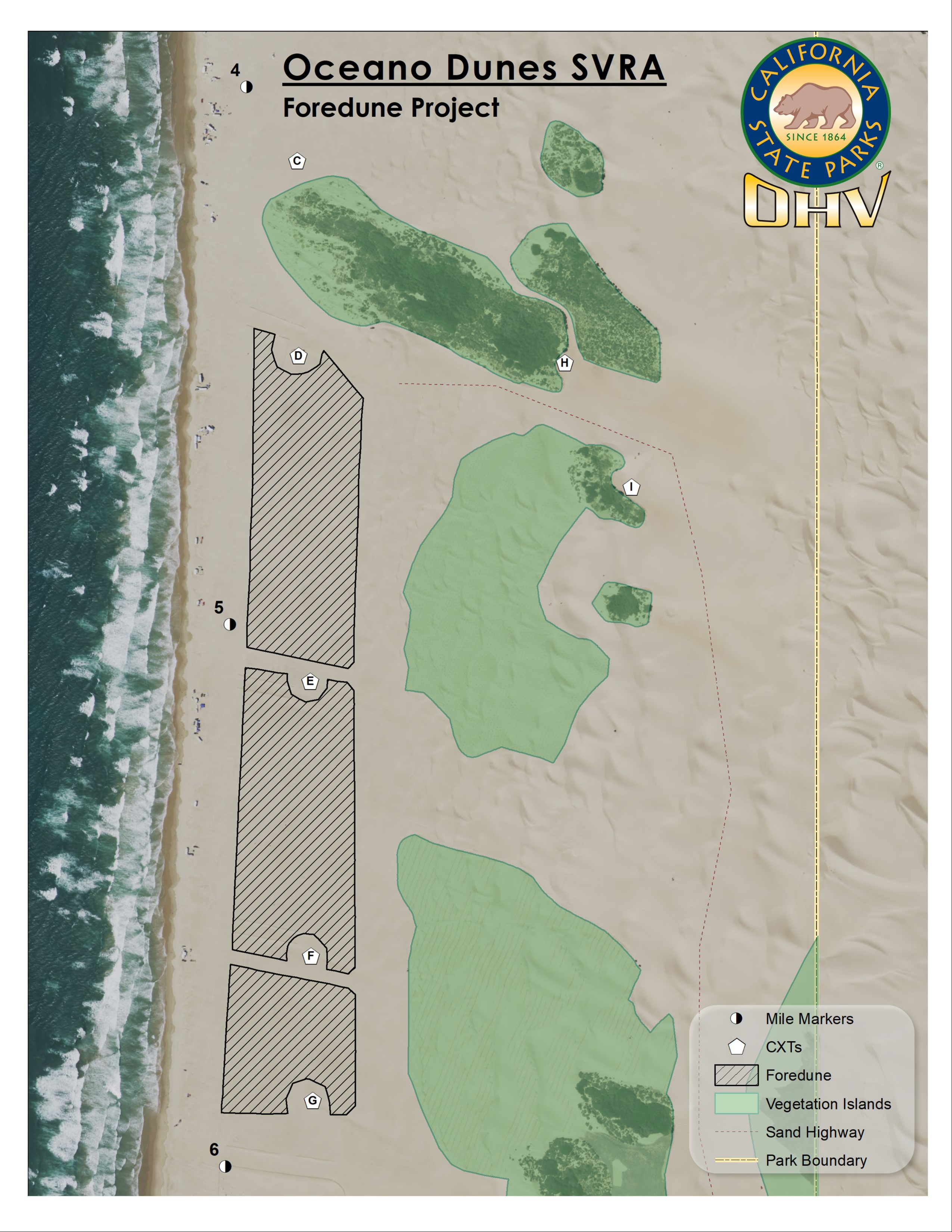 Foredune Project Map. 